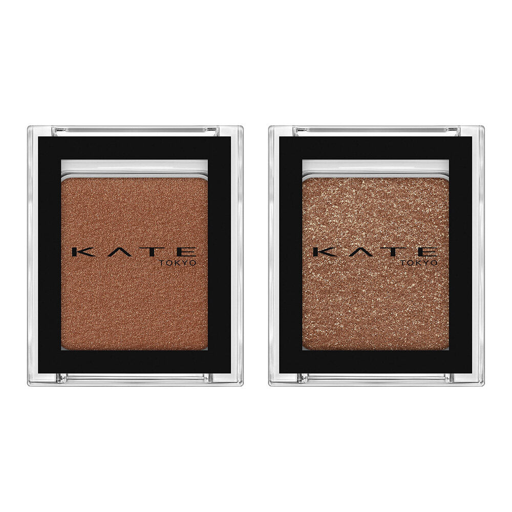 ［In stock］ Kanebo KATE The Eye Color Eyeshadow Cream ( Camel orange / Glitter brown )