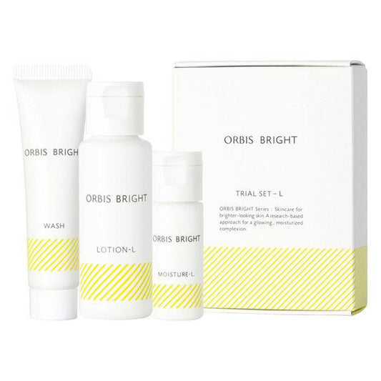 [Japan] ORBIS Brightening Trial Set Cosmetic Lotion Facial Cleanser Moisturizing Lotion M (Moisturizing) / L (Refreshing)