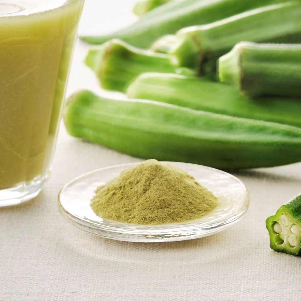 Japan Kagoshima Yell okra powder 100 Okura /folic acid/ baby / maternity okra powder okra japan