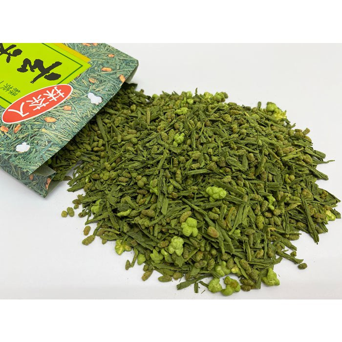 Japan Kagoshima Sawadaen Genmaicha with matcha green tea 180g/ green tea matcha matcha powder tea japanese tea from japan direct from japan tea box hojicha hojicha powder matcha set matcha bowl tea gift