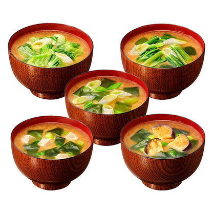 Nagatanien Daily Miso Soup 5 Flavor Variety Set (10 packs) / 3 Flavor Variety (12 cups)
