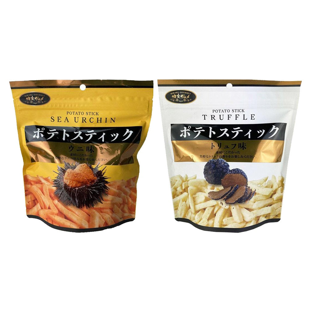 Japan Miraku Gourmet Potato Sticks Truffle/Sea Urchin Flavor 145g JB