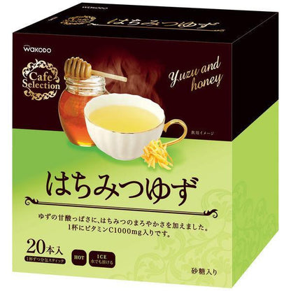 Asahi Wakodo  Milkman's Coffee / Cocoa au Lait / Authentic Milk Cocoa / Honey Yuzu (20 sticks)