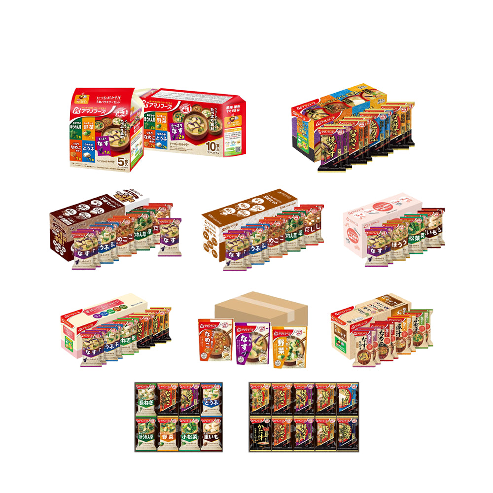 Amano Foods Instant Miso Soup Assortment Series