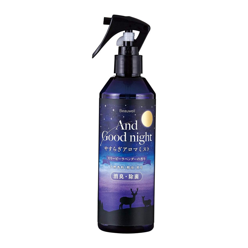 Beauwell And Goodnight Relaxing Aroma Mist - Sleepy Lavender / Healing Cedarwood (285mL)