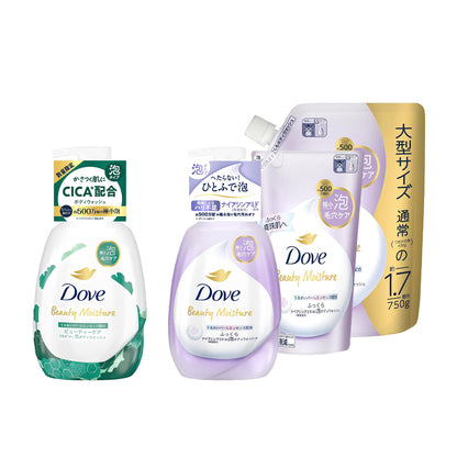 Unilever Dove Beauty Moisture Foaming Body Wash - CICA / Fluffy