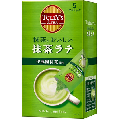 Itoen Tully's Instant Tea Sticks - Matcha Latte / Milk Tea (5 sticks)