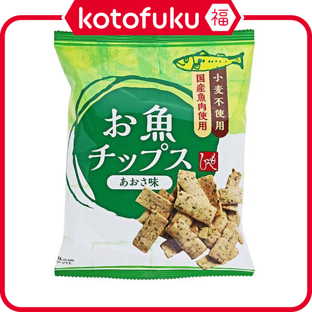 KALDI COFFEE FARM Moheji Fish Chips - Aosa Flavor ( Sea Lettuce ) - 40g