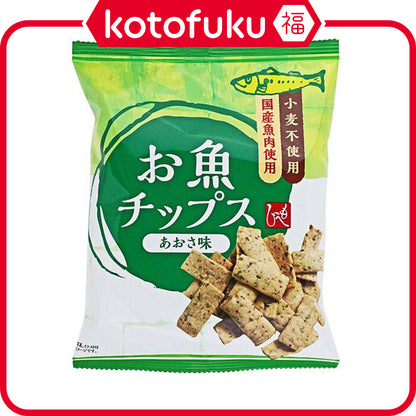 KALDI COFFEE FARM Moheji Fish Chips - Aosa Flavor ( Sea Lettuce ) - 40g