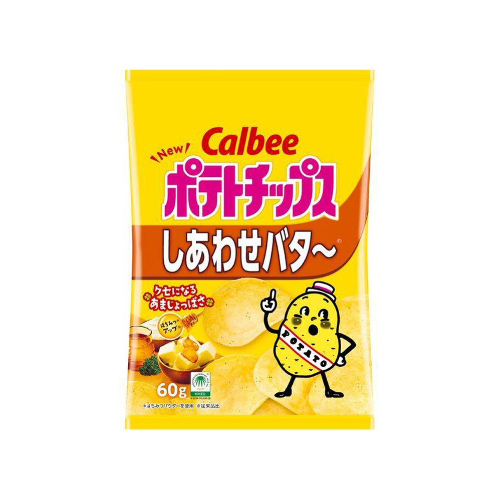 Calbee Potato Chips French Salad/Soy Sauce Mayonnaise/Happy Butter~