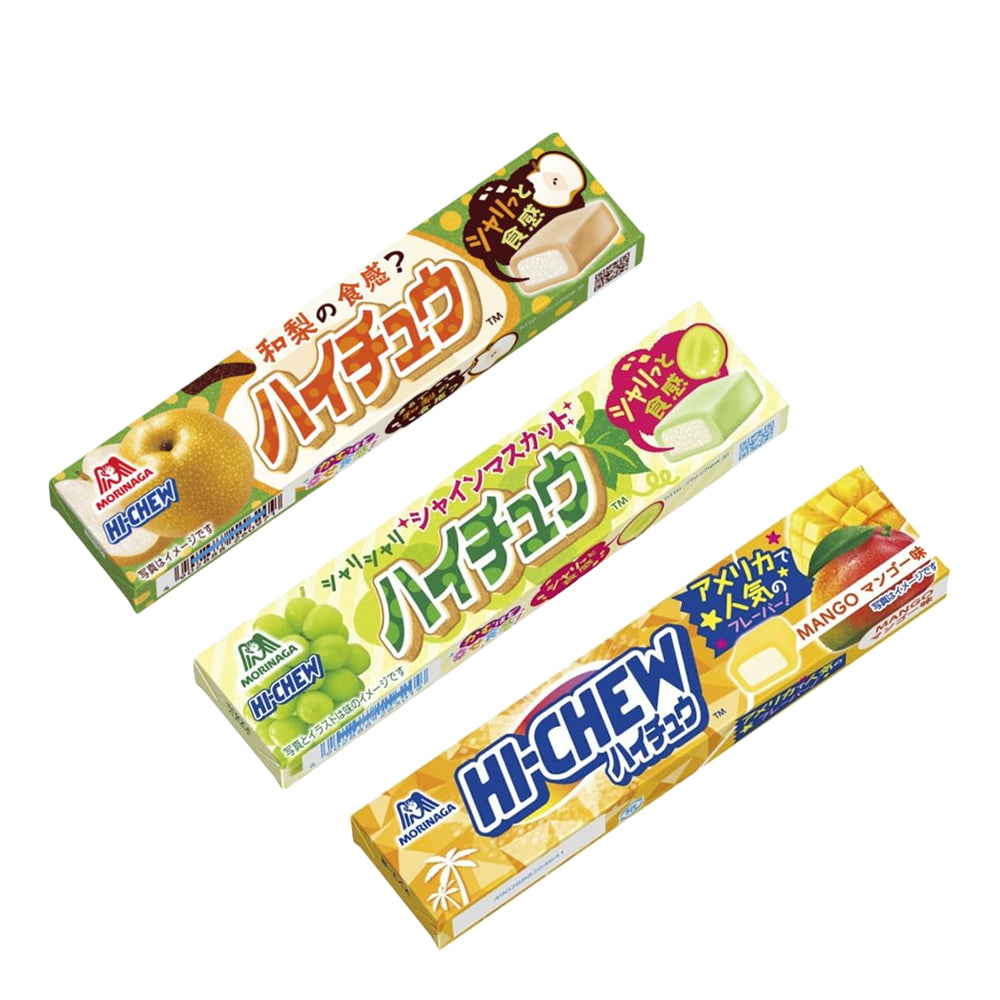 Morinaga Hi-Chew Candy - Asian Pear / Shine Muscat / Mango (12pcs)