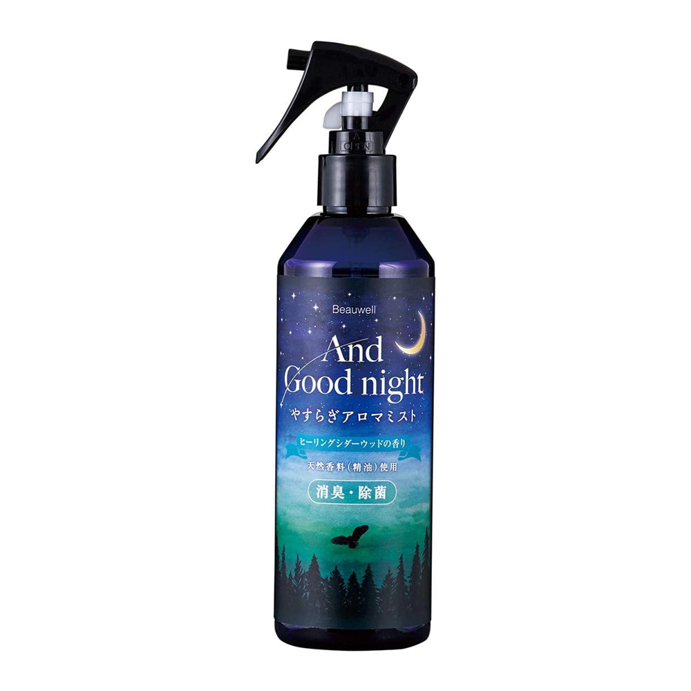 Beauwell And Goodnight Relaxing Aroma Mist - Sleepy Lavender / Healing Cedarwood (285mL)