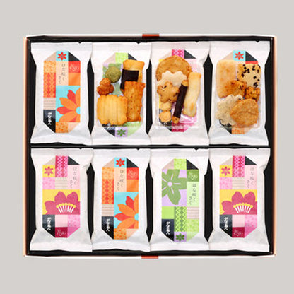 Mitsukoshi Isetan Ganko Shokunin Hanasakusaku Senbei (Crackers) 16 bags