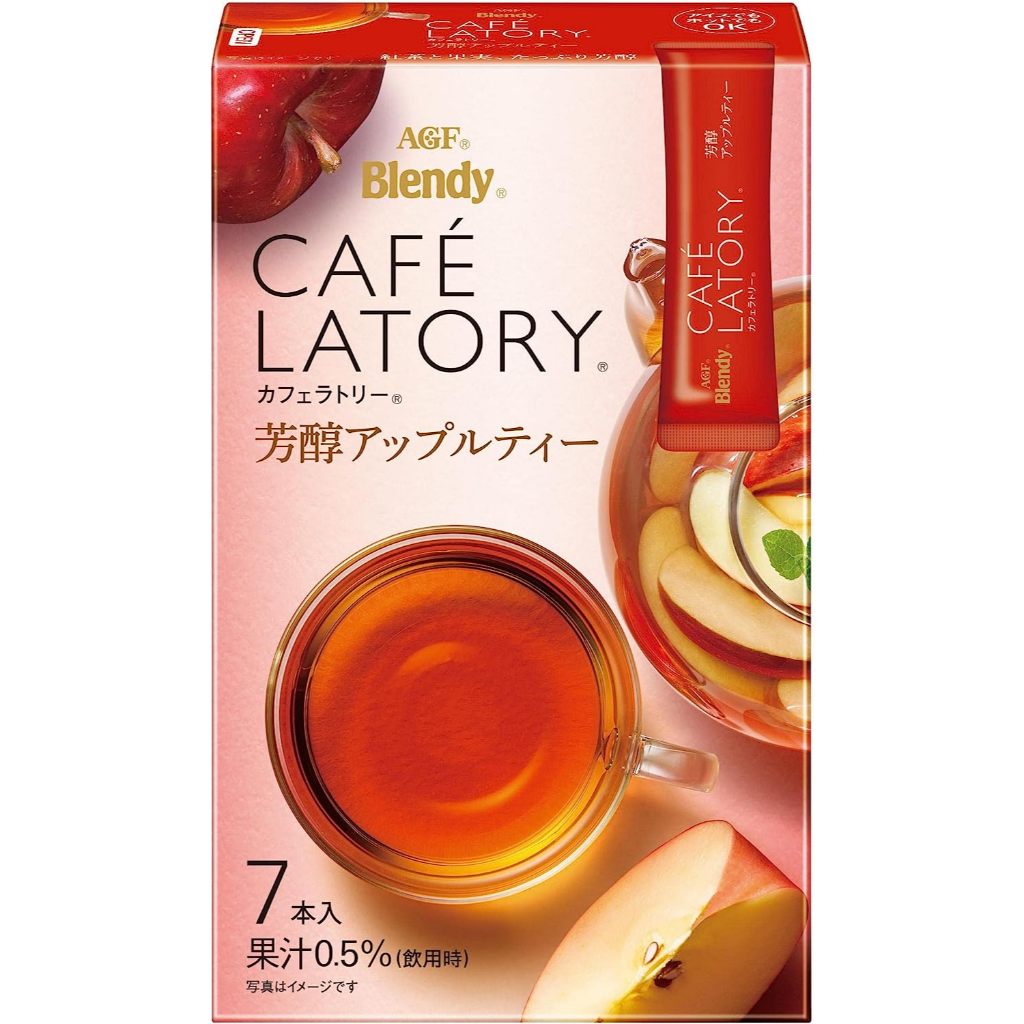 AGF Blendy Cafelatory Instant Mellow Fruit Tea Sticks (7 sticks)