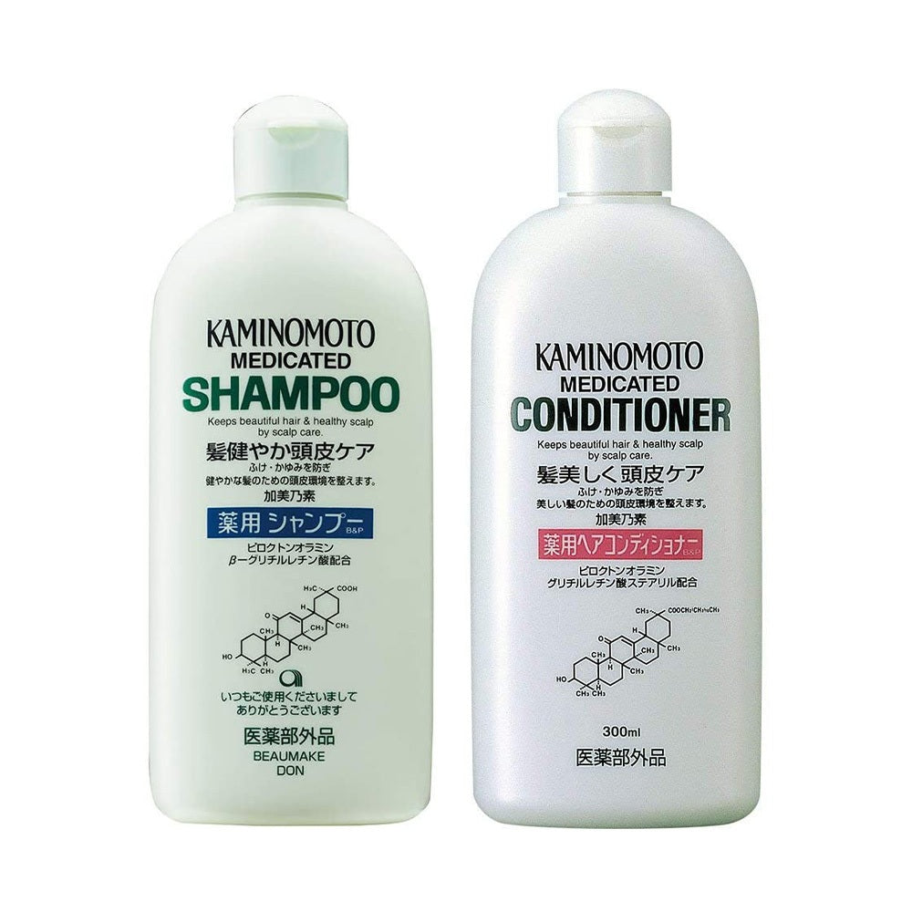 KAMINOMOTO Scalp Medicated Shampoo / Conditioner B&P 300mL Hair Growth