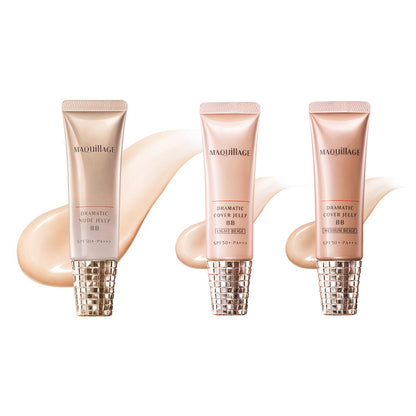 Shiseido Maquillage Dramatic SPF50/PA+++ Nude Jelly BB Cream / Cover Jelly BB Cream - Medium Beige (30g)