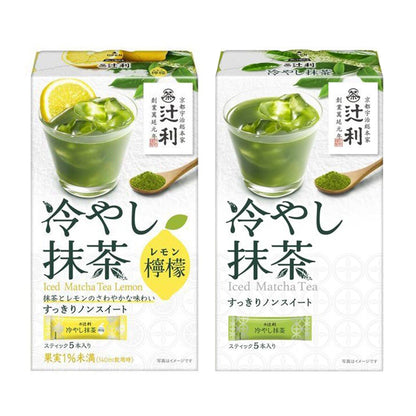 Kataoka Bussan Tsujiri Cold Matcha Lemon / Matcha (5 pieces)