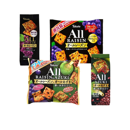 Tohato - All Raisin / All Azuki & Dark Green Tea / Family Size All Raisin / Family Size Assortment