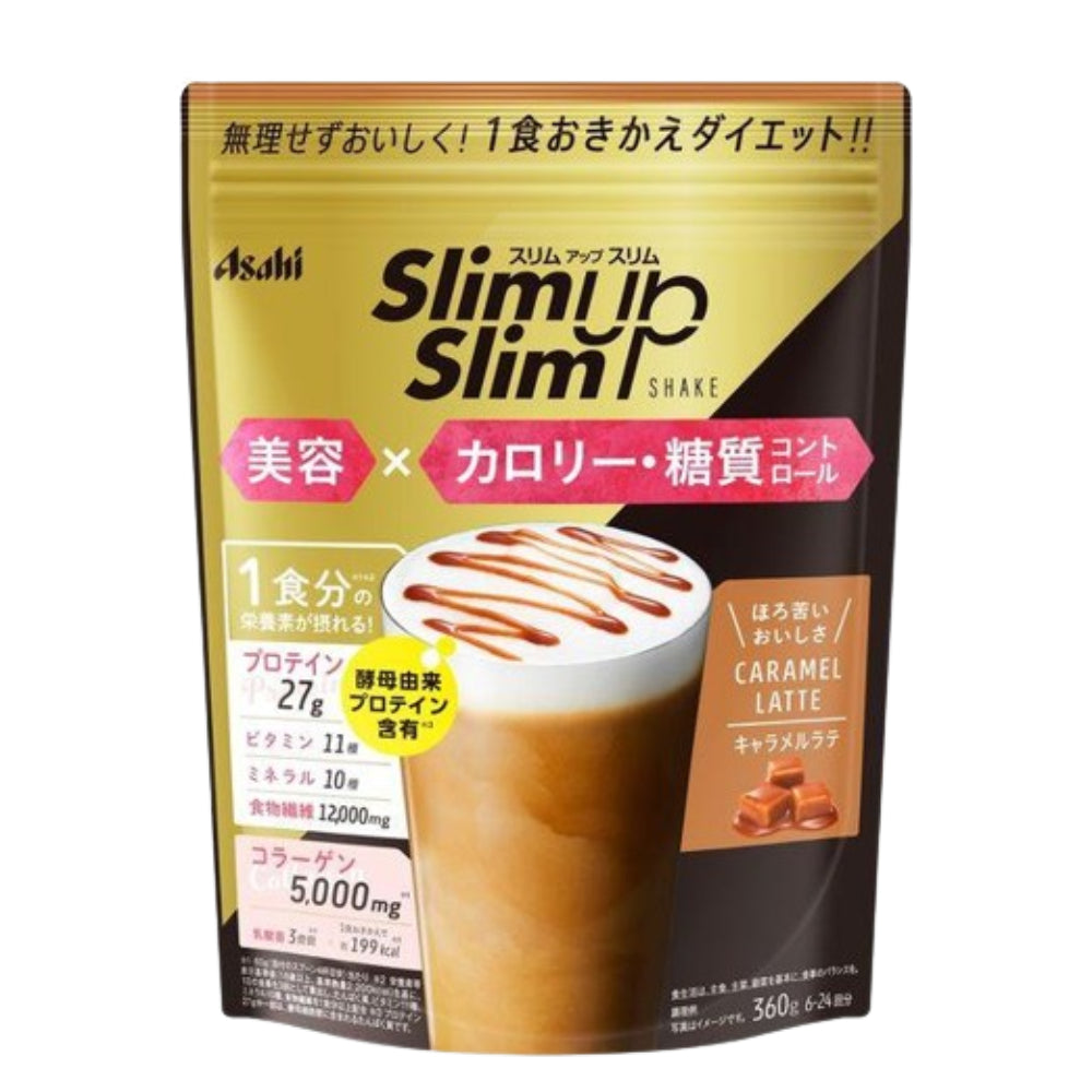 Asahi Slim Up Slim Shake Powder Matcha Latte / Royal Milk Tea / Caramel Latte