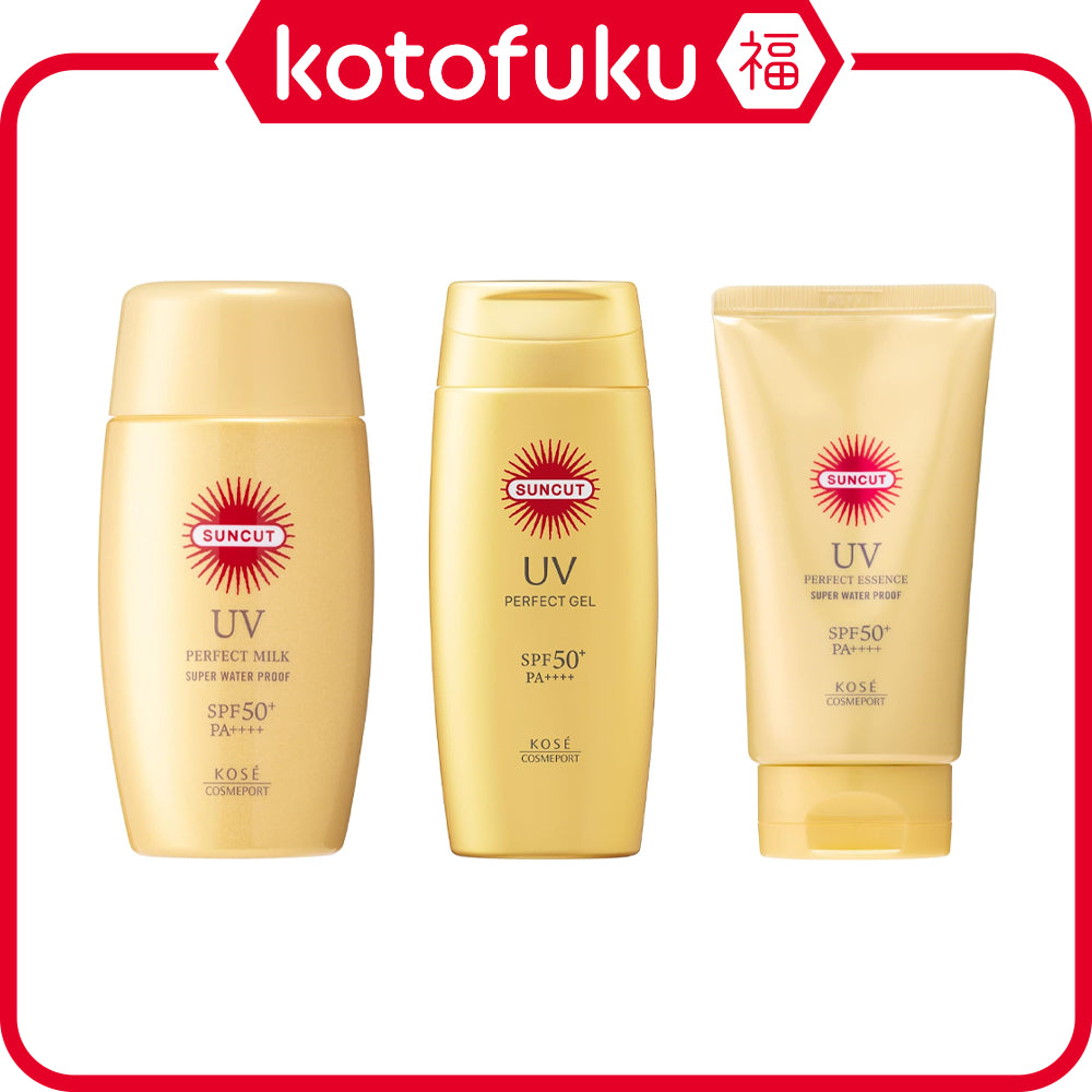 Kose Suncut Perfect UV Series - Milk / Gel / Essence