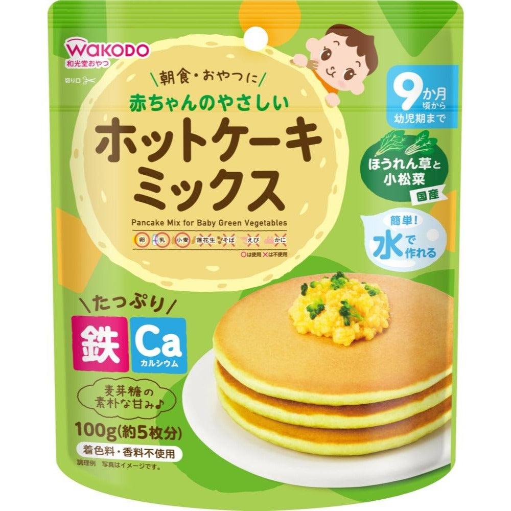 Wakodo Baby-friendly Pancake Mix 100g JB