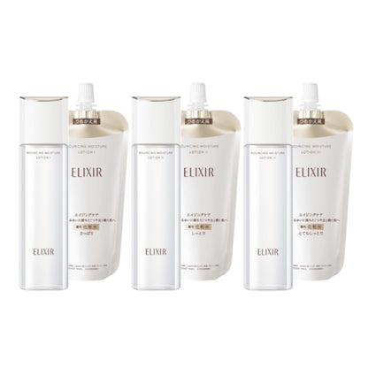 Shiseido Elixir Lift Moist Lotion SP - I Refresh / II Moist / III Rich Moist (170mL / 150mL Refill)