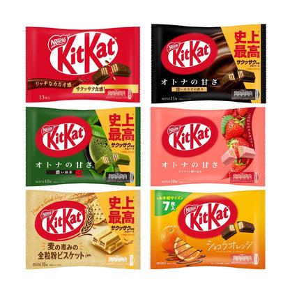 Nestle Kit Kat Mini Chocolate Dark green tea/Strawberry/Chocolat Orange