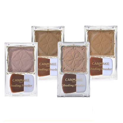 Ida Laboratories CANMAKE Shading Powder - 01 Danish Brown / 03 Honey Rusk Brown / 04 Ice Gray Brown / 05 Moon Greige