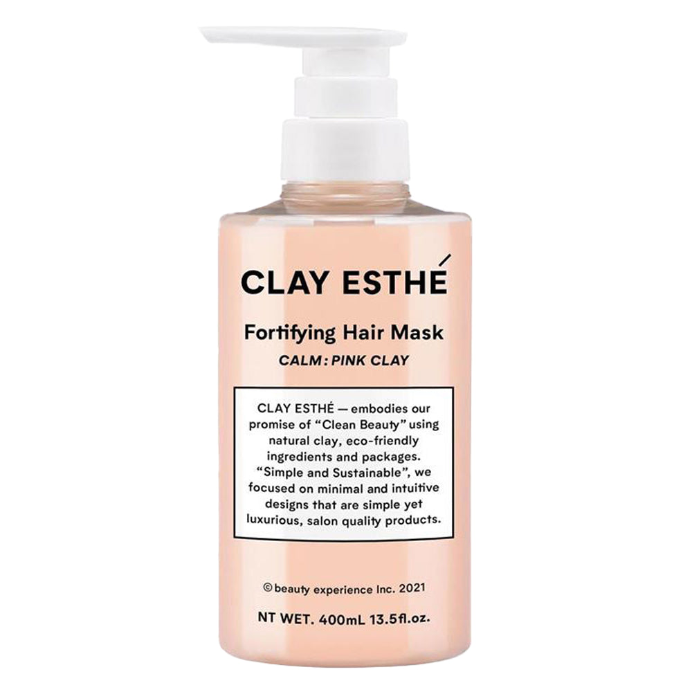 b-ex Clay Esthetic Fortifying Hair Mask Pink Clay (400ml / Refill 800ml)