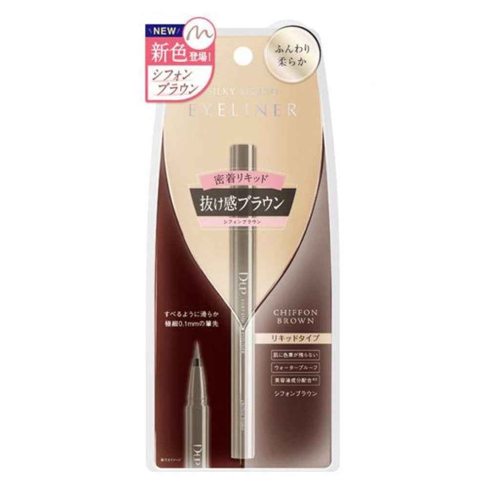 D-UP Silky Liquid Eyeliner WP - Jet Black / Brown Black / Natural Brown / Apricot Brown / Chiffon Brown / Pink Chocolat