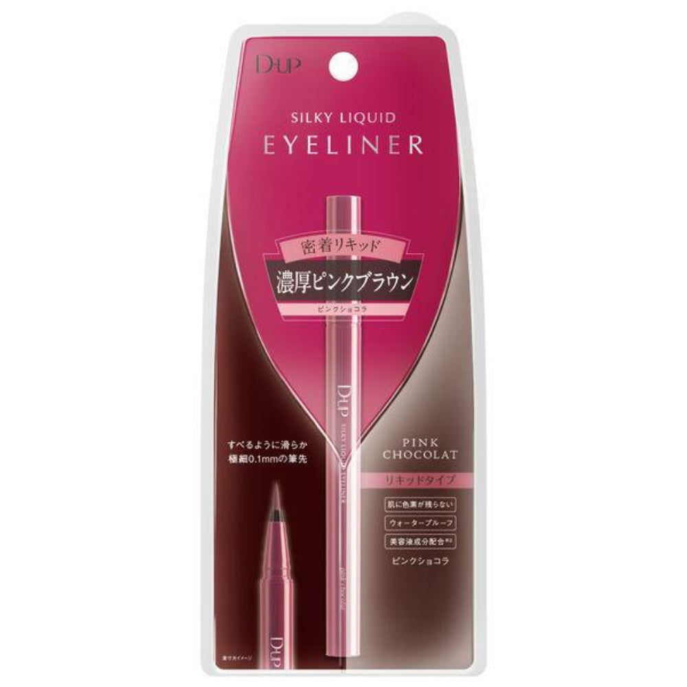 D-UP Silky Liquid Eyeliner WP - Jet Black / Brown Black / Natural Brown / Apricot Brown / Chiffon Brown / Pink Chocolat