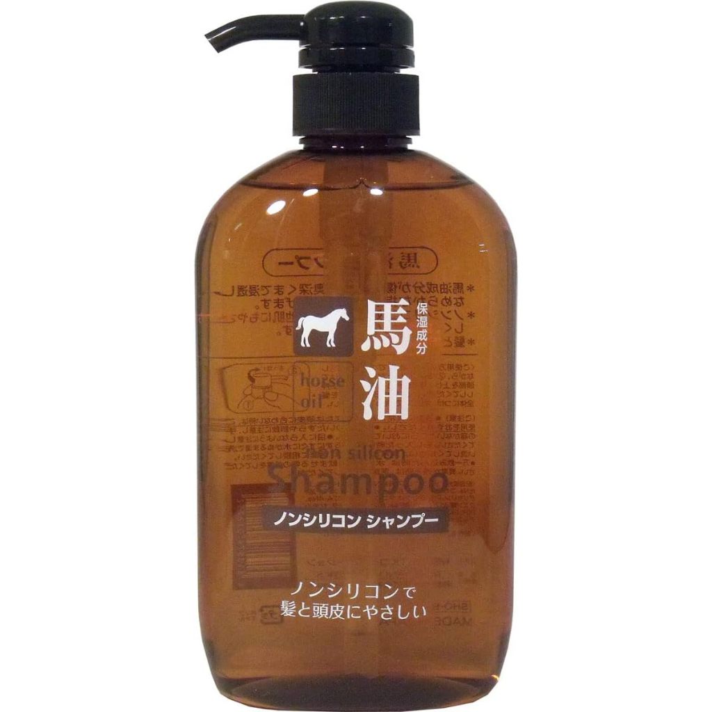 Kumano Yushi Horse Oil Shampoo 600ml
