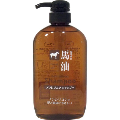 Kumano Yushi Horse Oil Shampoo 600ml