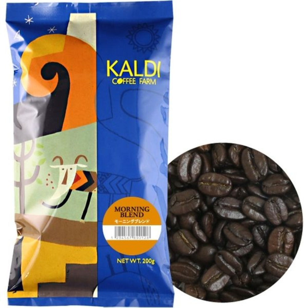 Kaldi Coffee Farm Roasted Coffee - Medium Grind / Bean (Ice Blend / Rich Blend / Morning Blend / Mild Kaldi) 1 bag (200g)