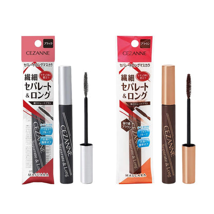 Cezanne Separate & Long Mascara - Black / Brown (5g)