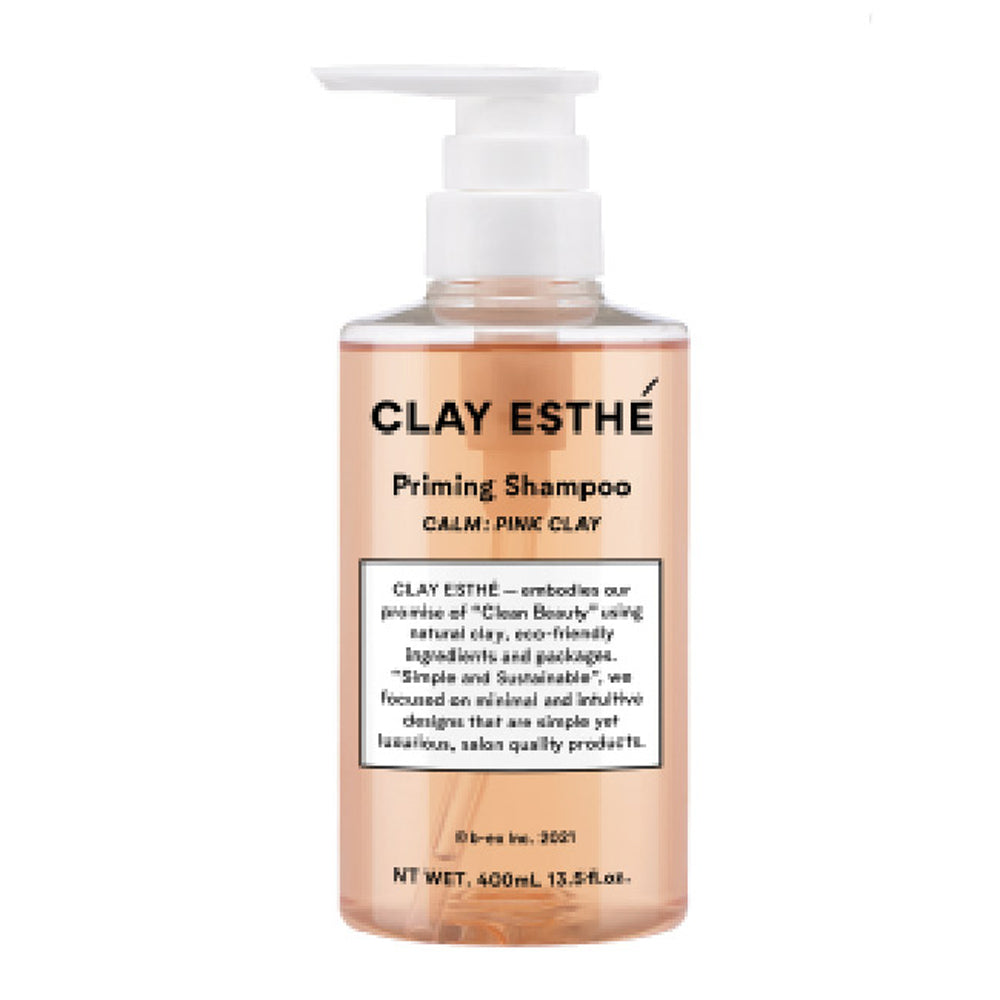 b-ex Clay Esthe Priming Shampoo Pink Clay (400ml / Refill 800ml)