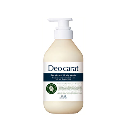 KOSE COSMEPORT DeoCarat Medicated Body Wash Pump 450ml (liquid type)