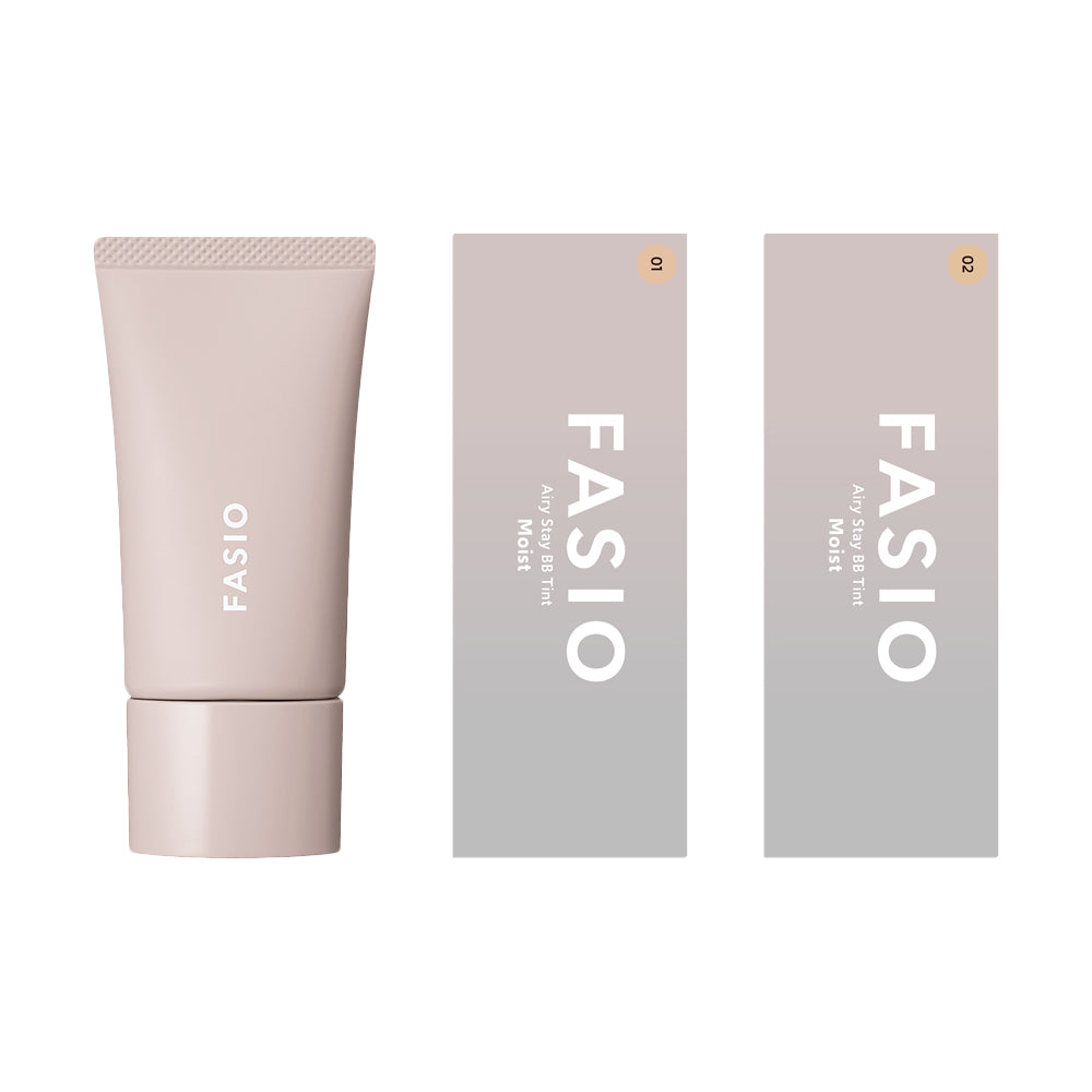 Kose Fasio Airy Stay BB Tint Moist - 01 Pink Beige / 02 Light Beige (30g)
