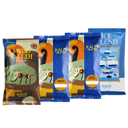 Kaldi Coffee Farm Roasted Coffee - Medium Grind / Bean (Ice Blend / Rich Blend / Morning Blend / Mild Kaldi) 1 bag (200g)