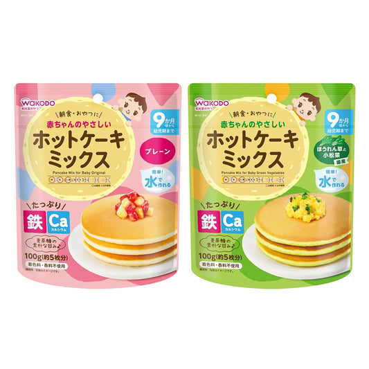 Wakodo Baby-friendly Pancake Mix 100g JB