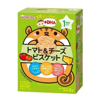 Japan Wakodo Snacks+DHA Cookies/Biscuits from 1 year old JB