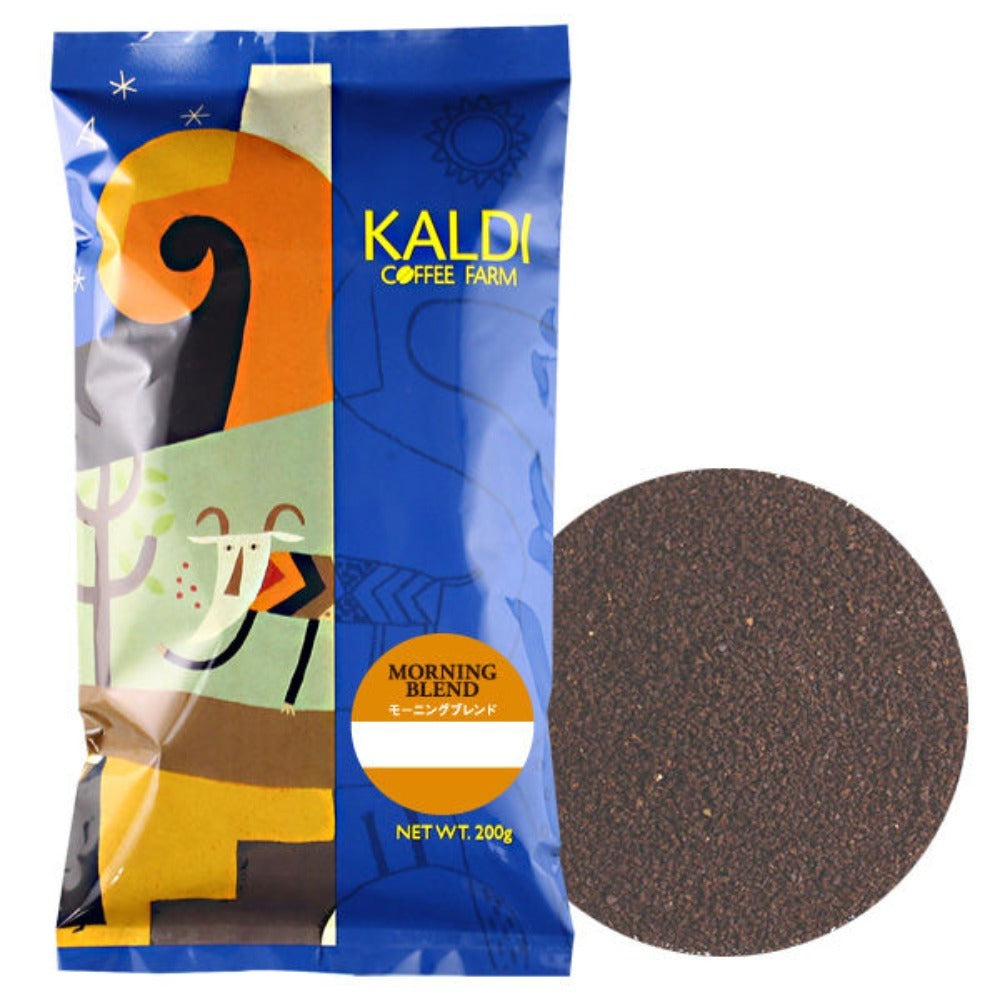 Kaldi Coffee Farm Roasted Coffee - Medium Grind / Bean (Ice Blend / Rich Blend / Morning Blend / Mild Kaldi) 1 bag (200g)