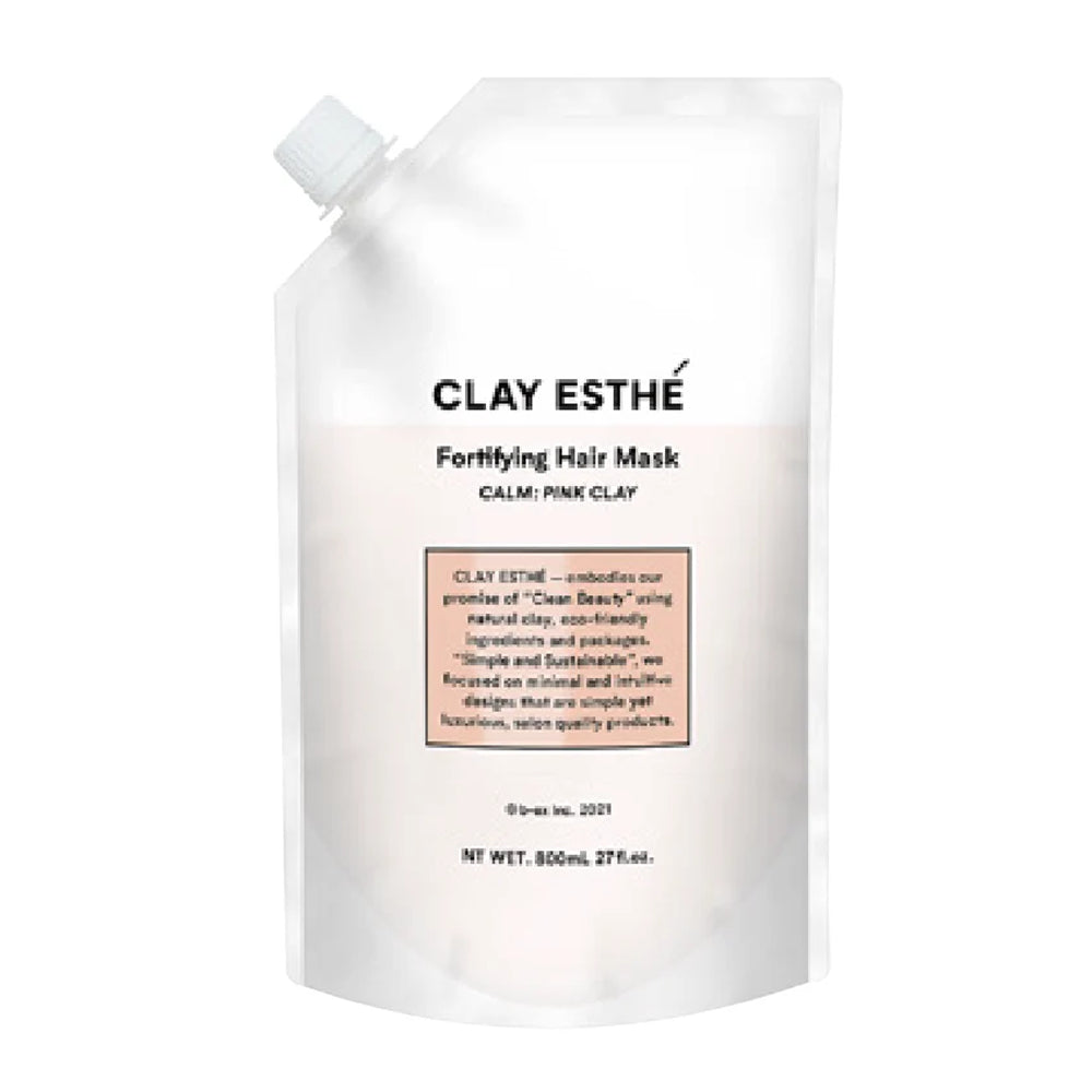 b-ex Clay Esthetic Fortifying Hair Mask Pink Clay (400ml / Refill 800ml)