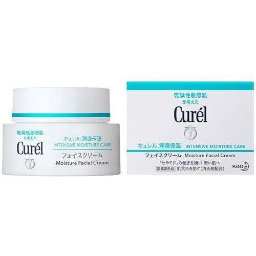 ［In stock］ KAO Curel Moisturizing Moisturizing Faciacl Cream 40g