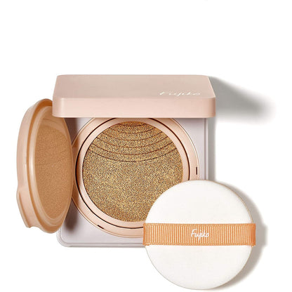 [Japan] Fujiko Dual Effect Cushion Powder Foundation SPF50・PA++++ 12g Natural Color Healthy Color