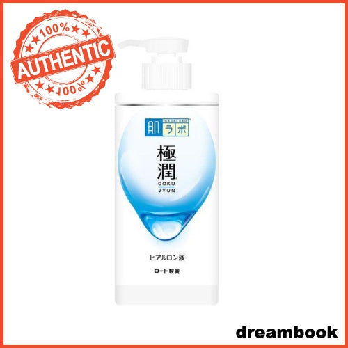 ［In stock］ Rohto Hada Labo Gokujun Hyaluron Liquid Pump 400ml HadaLabo