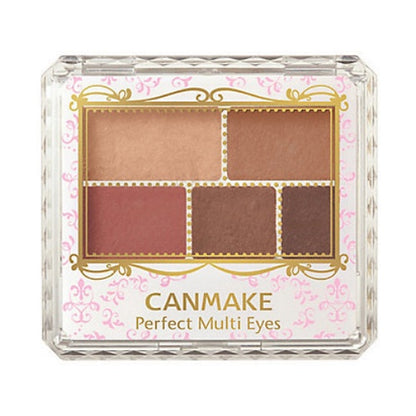 ［In stock］ Canmake Perfect Multi Eyes / 01Rose Chocolat / 03Antique Terracotta / 04Classic Pink / 05Almond Mocha