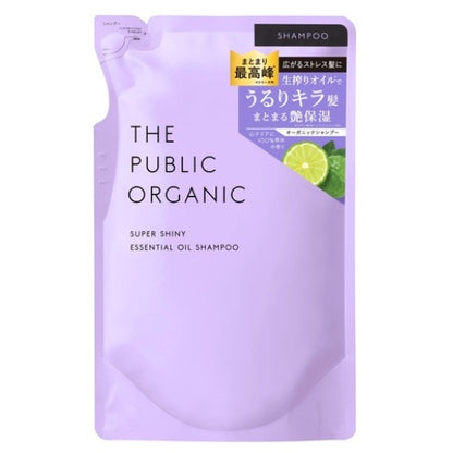 ［In stock］ Colors the Public Organic Super Shiny Shine Moist 480ml　Shampoo・Treatment　/　Refill 400ml