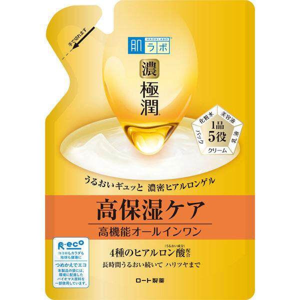 ［In stock］ Rohto Hada Labo Rich Gokujun Perfect Gel ( 100g / Refill 80g )