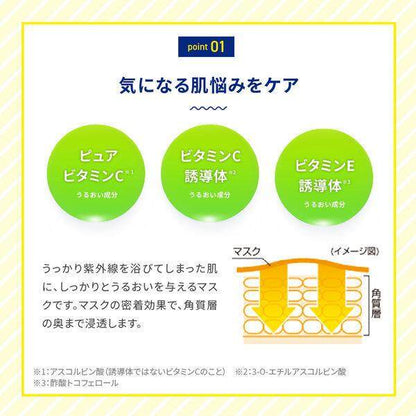 ［In stock］ Rohto Melano CC Concentrated Countermeasure Mask Face Pack Large Capacity 28 sheets